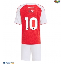 Otroški Nogometni dresi Arsenal Eberechi Eze #10 Domači 2025-26 Kratek Rokav (+ Kratke hlače)